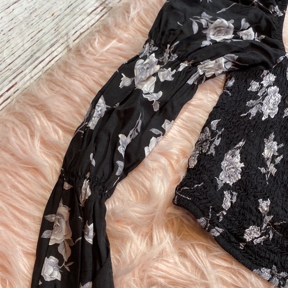 MOTEL ROCKS Velina Smocked Long Sleeve Top sz XS - Picture 6 of 11